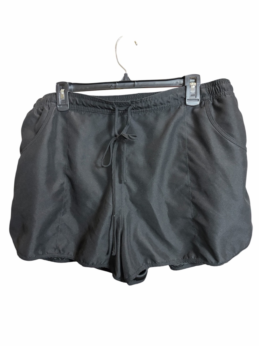 Black Athletic Drawstring Shorts